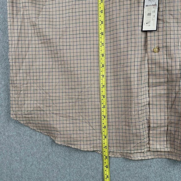 Ralph Lauren Classic Fit Tall Plaid Long Sleeve Button Down Shirt Men's 4XLT NEW - Picture 7 of 9